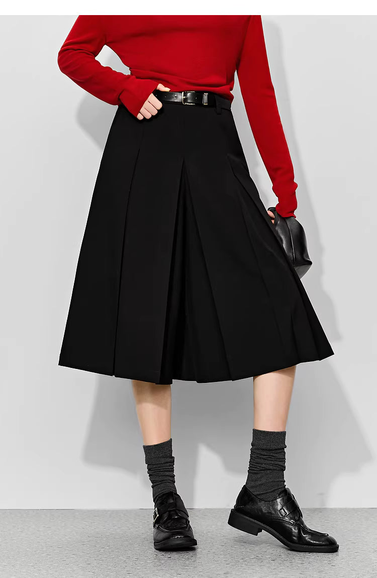 A-Line Pleated Culottes