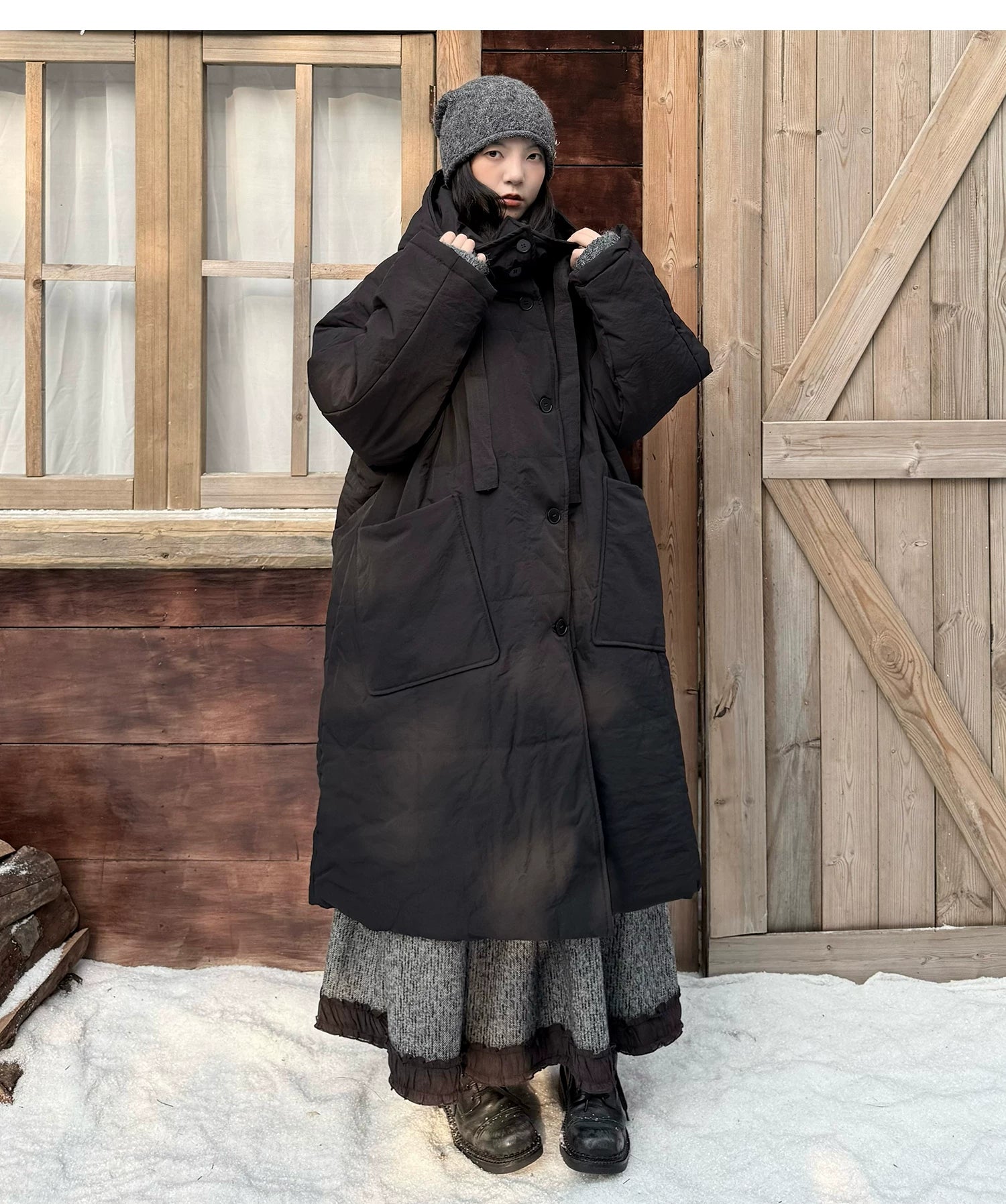 Shelter Oversized Hooded Puffer Coat