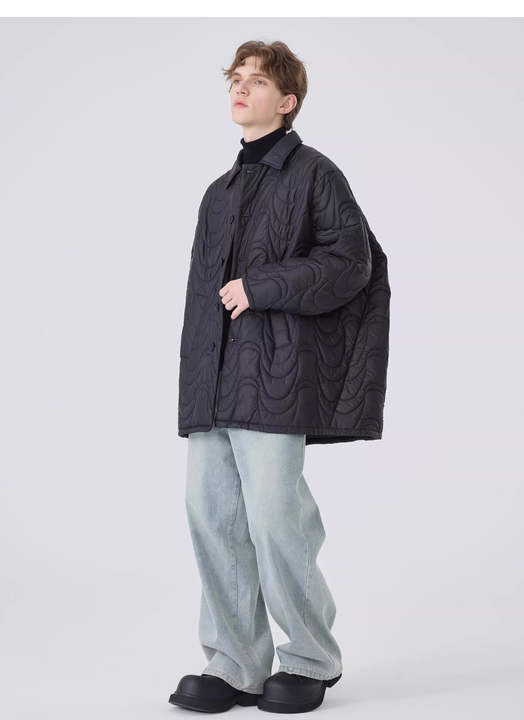 Obsidian Tide Quilted Parka
