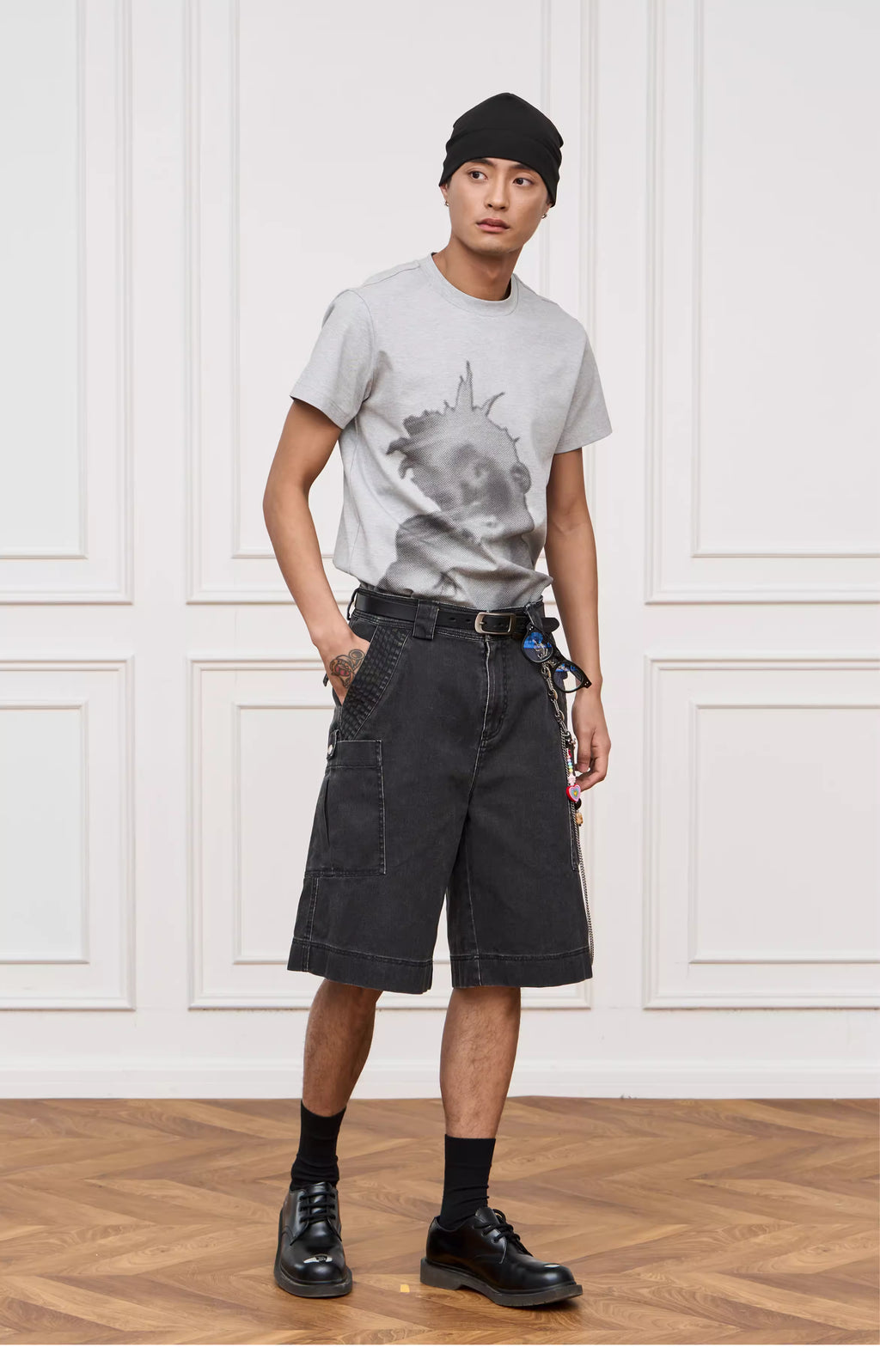 Hankou Subcarrier Negative Film Portrait Print T-shirt