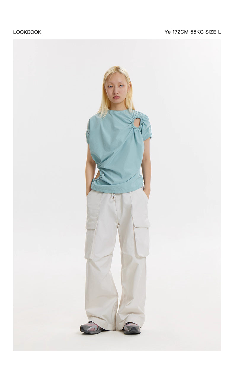 Cut-out Top in Ocean