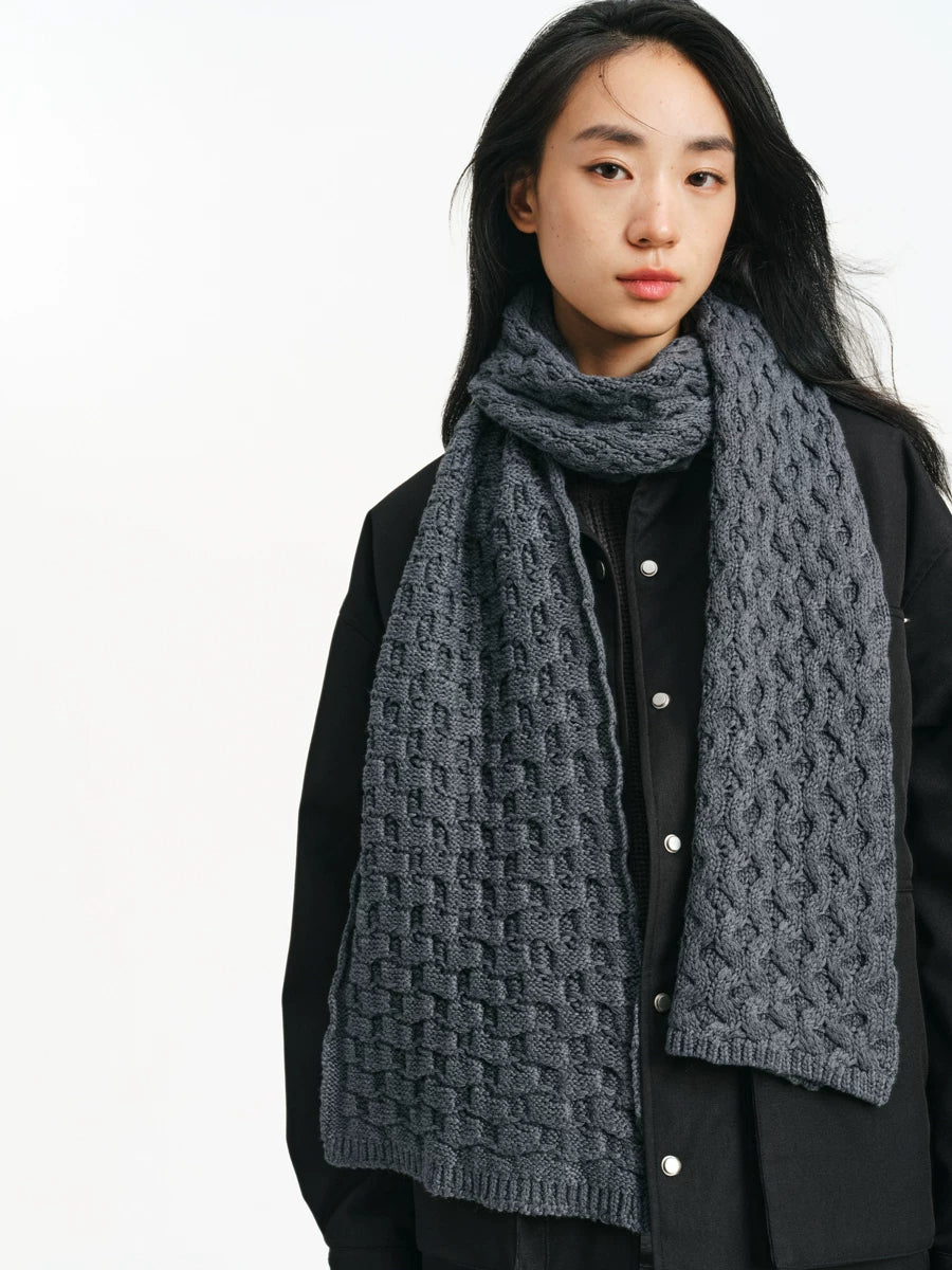 Interlock Knit Scarf