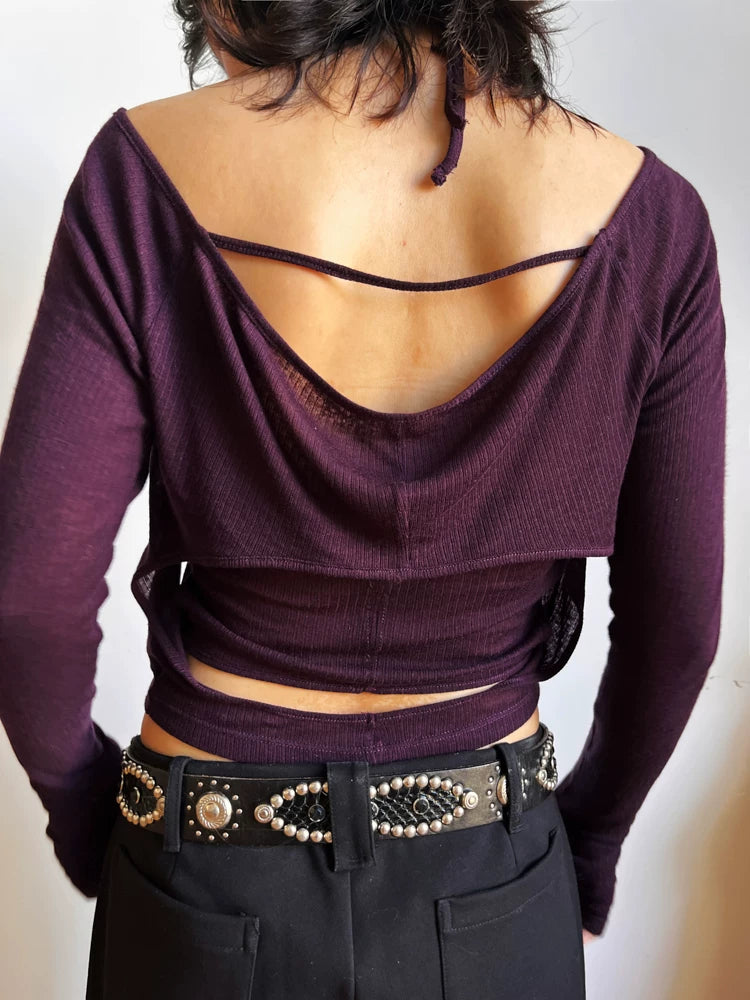 Modular Halter Cut-Out Top