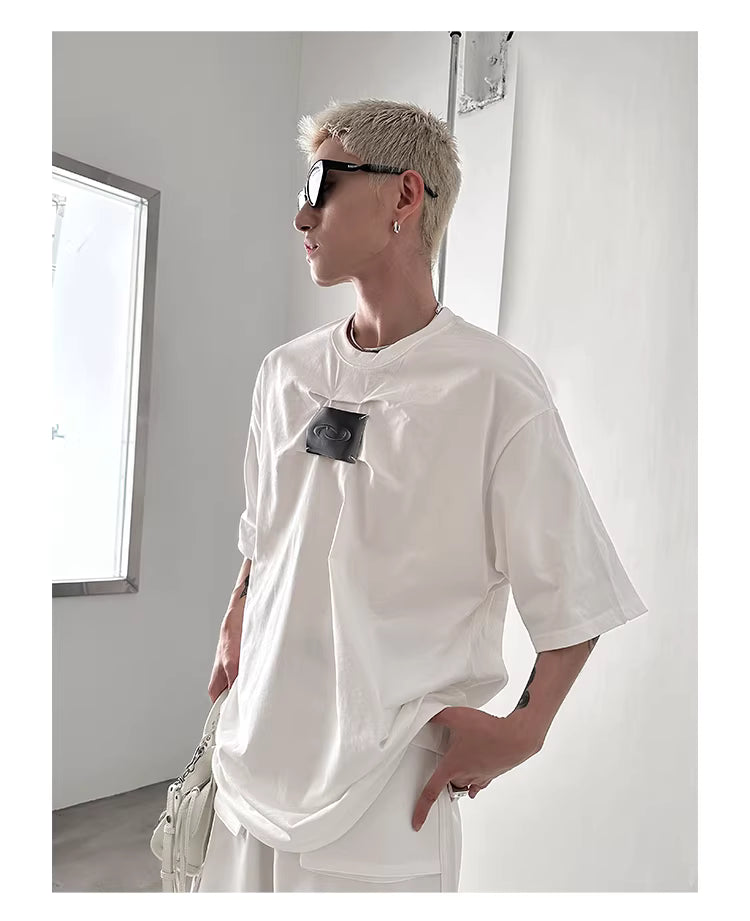 Spine-Pleat Hardware Industrial Tee