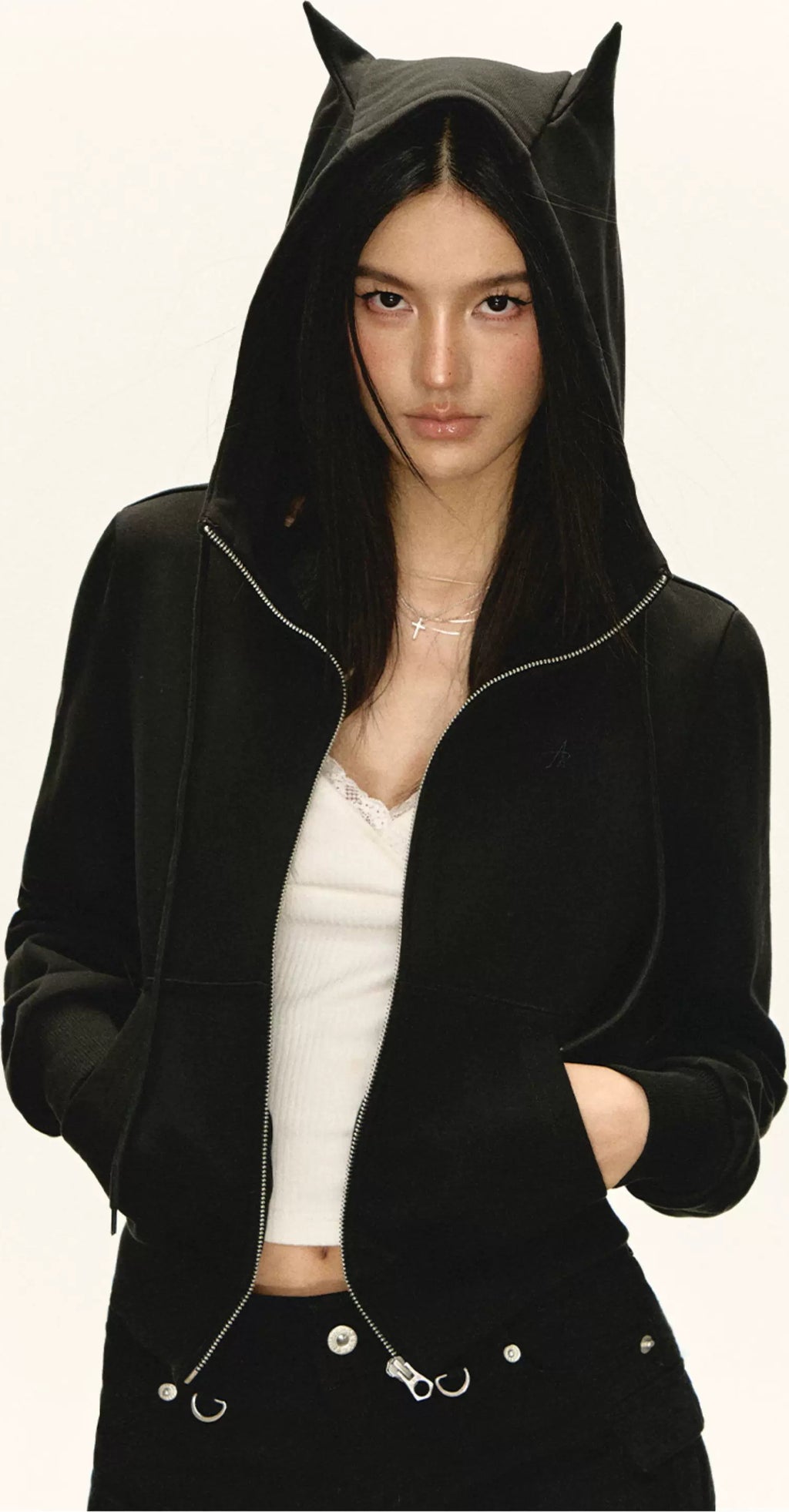 Secret Minx Zip-Up Hoodie