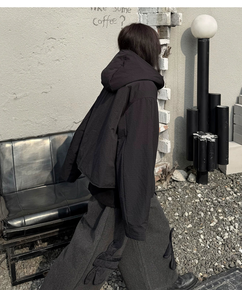 Shadow Hooded Quilted Jacket