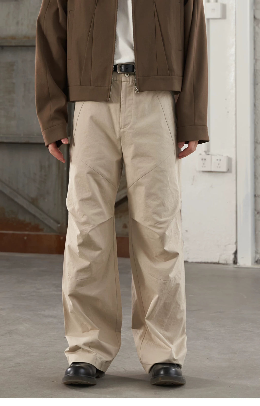 Spiral-Shell Geometric Trouser