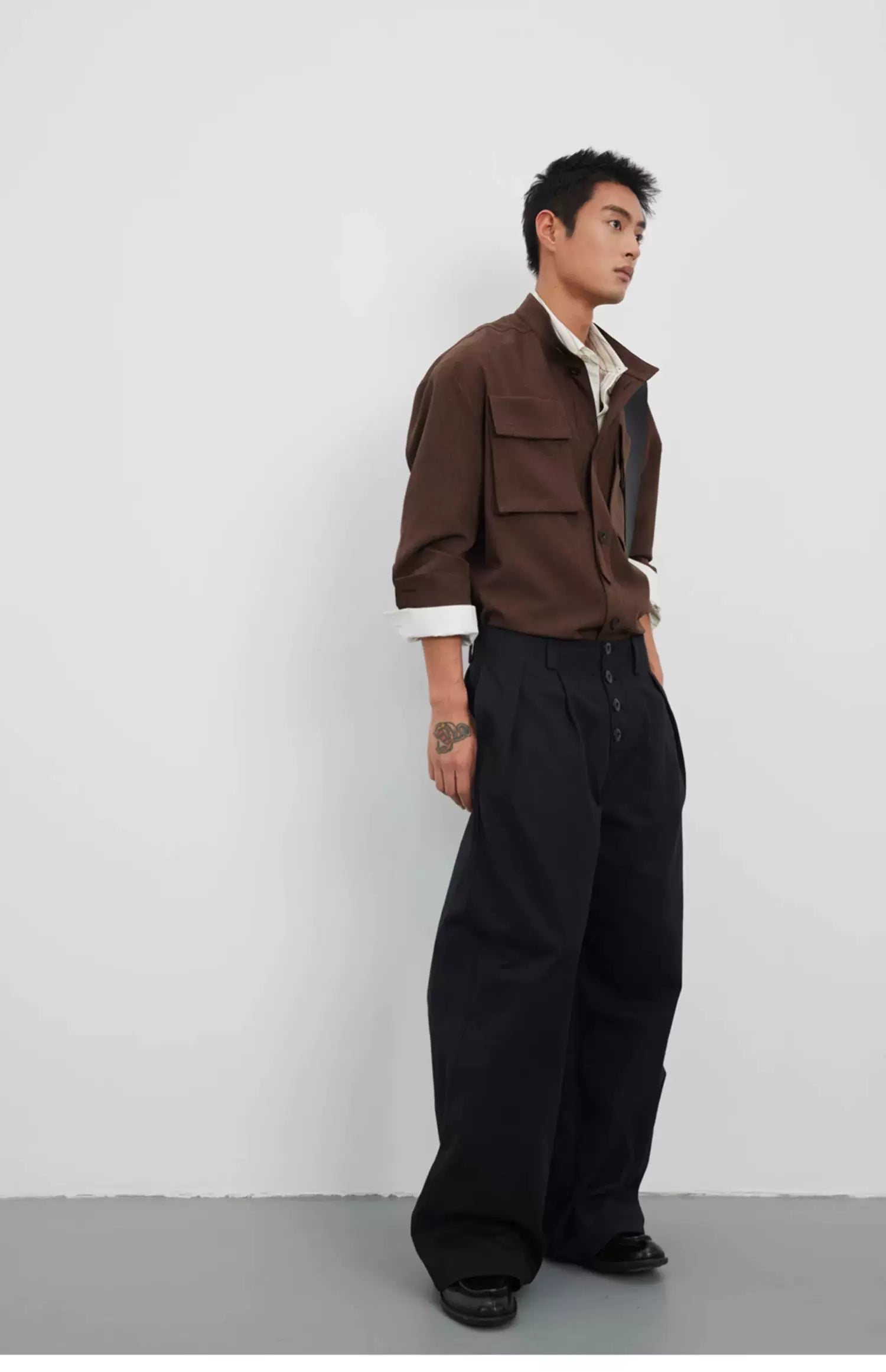 Laterite Pleated Trousers