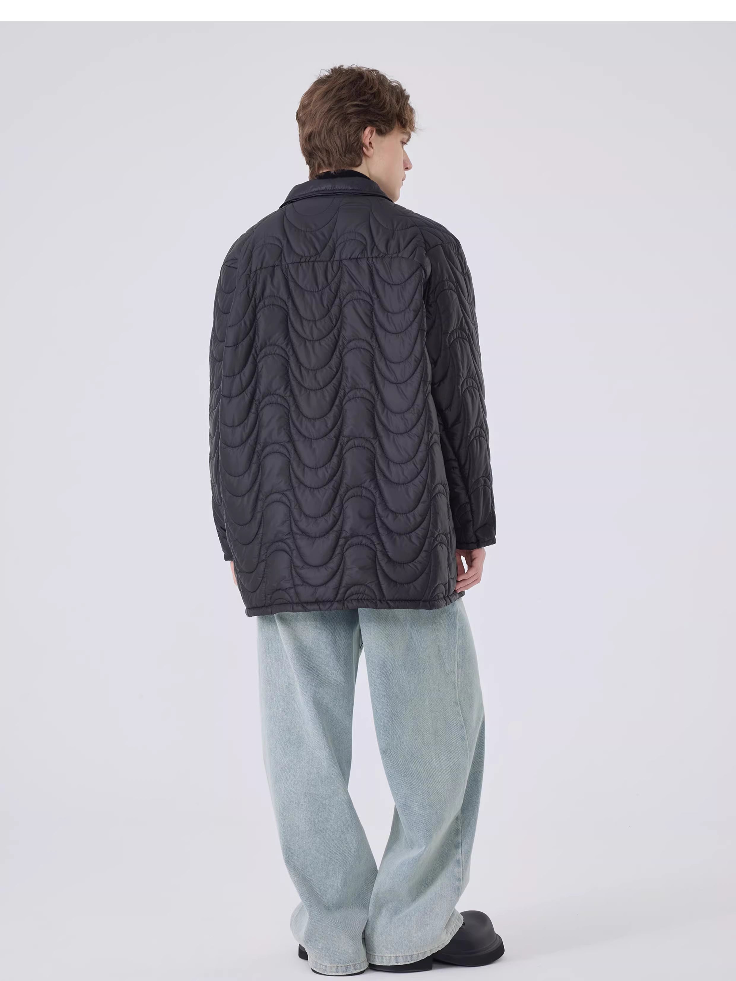 Obsidian Tide Quilted Parka