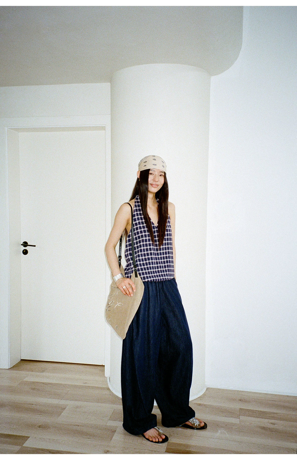 Cloud Barrel Denim Trousers