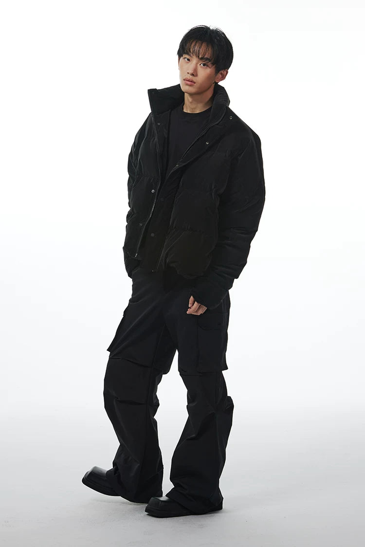 Essential High Collar Puffer Jacket