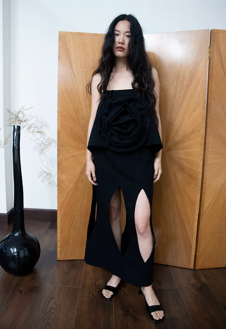 Rosette Void Dress