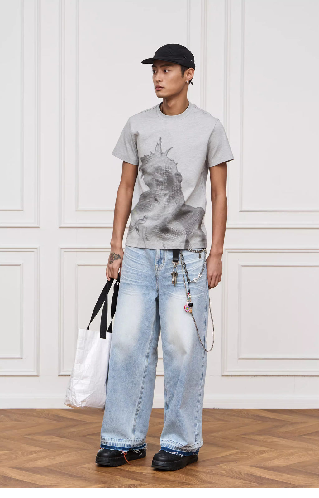 Hankou Subcarrier Negative Film Portrait Print T-shirt