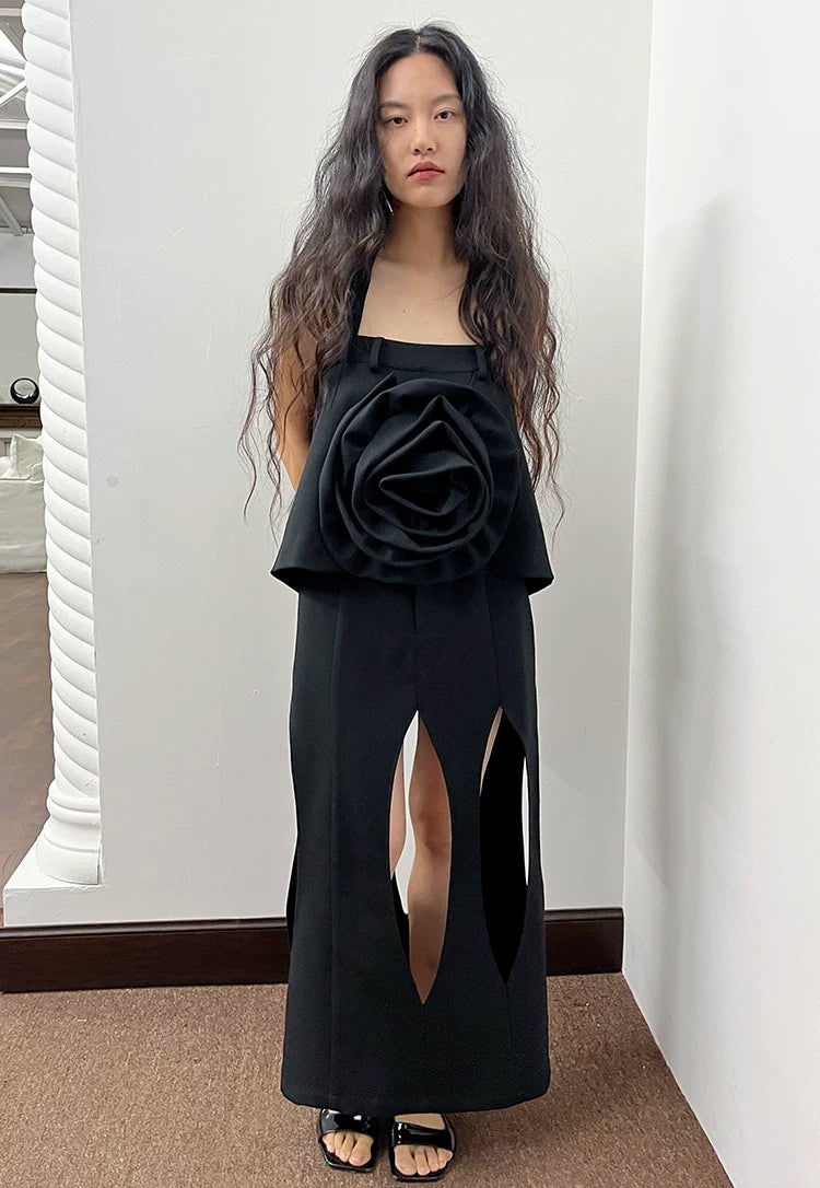 Rosette Void Dress