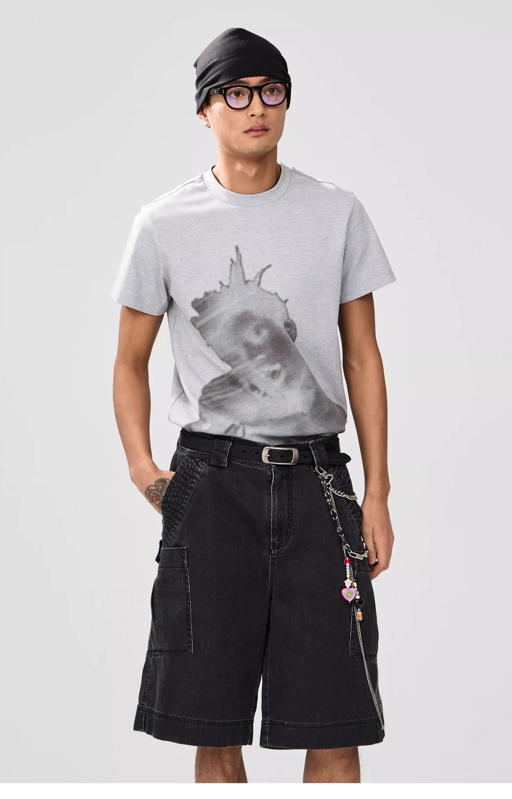 Hankou Subcarrier Negative Film Portrait Print T-shirt
