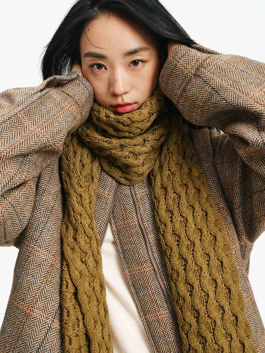 Interlock Knit Scarf