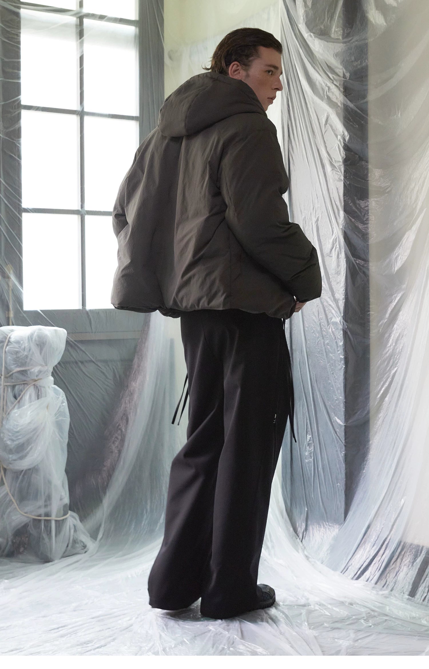 Meridian Zip-Panel Trousers