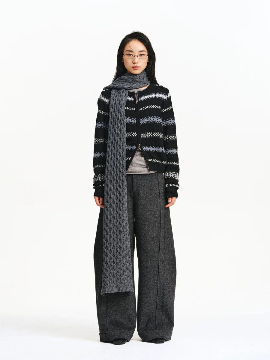 Interlock Knit Scarf