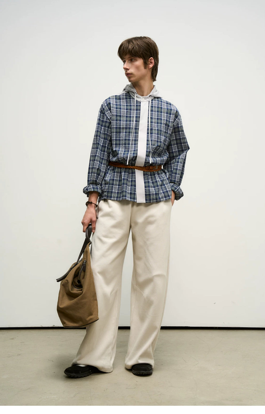 Hybrid Reconstructed Wide-Leg Sweatpants