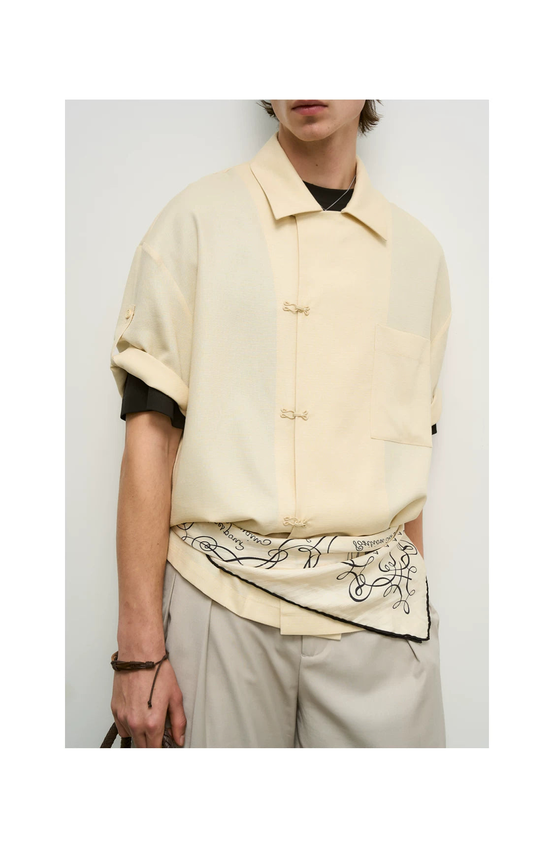 Gold Rush Hook Closure Shirt
