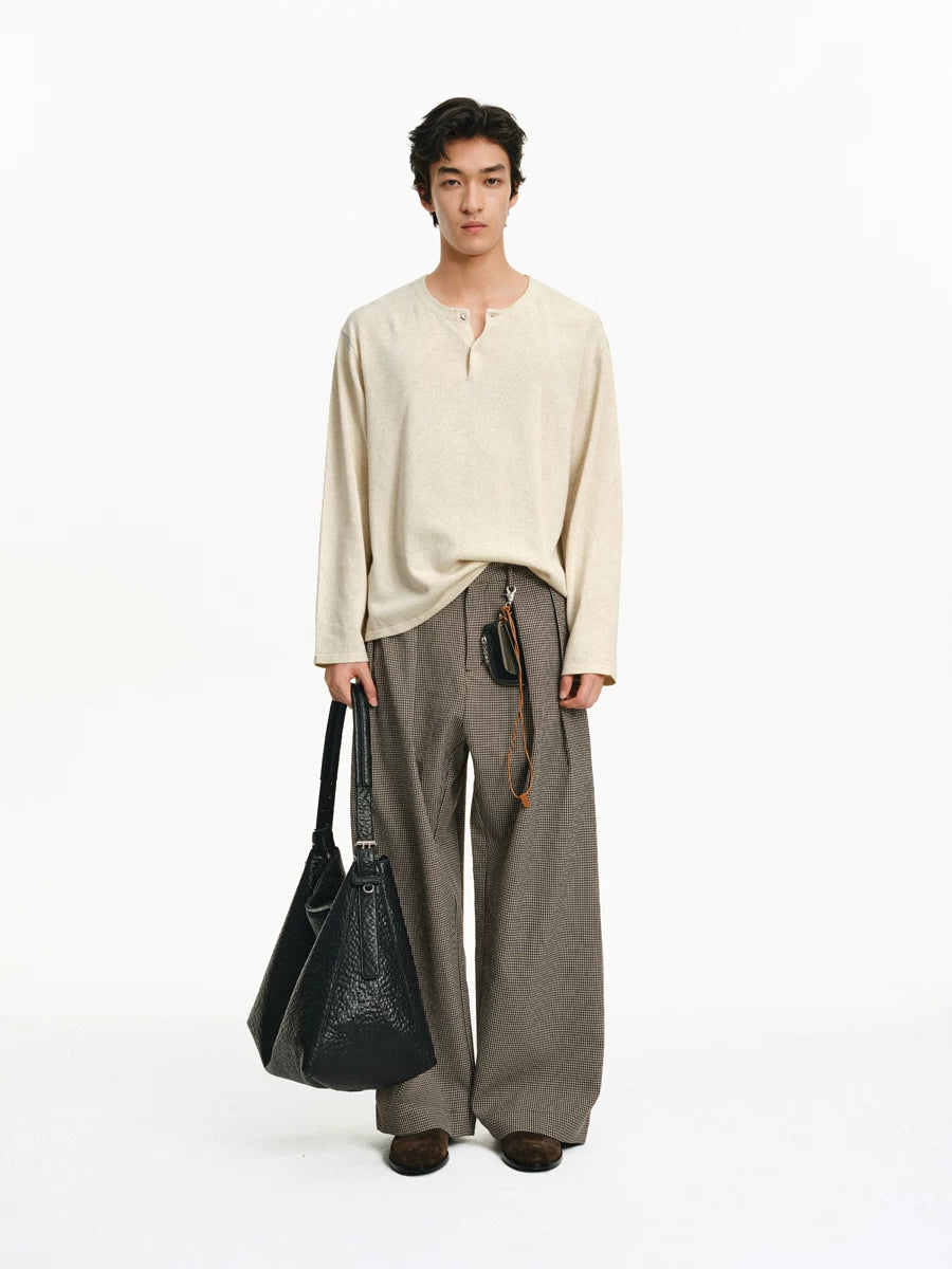 Textured Oversized Slouch Shoulder Bag