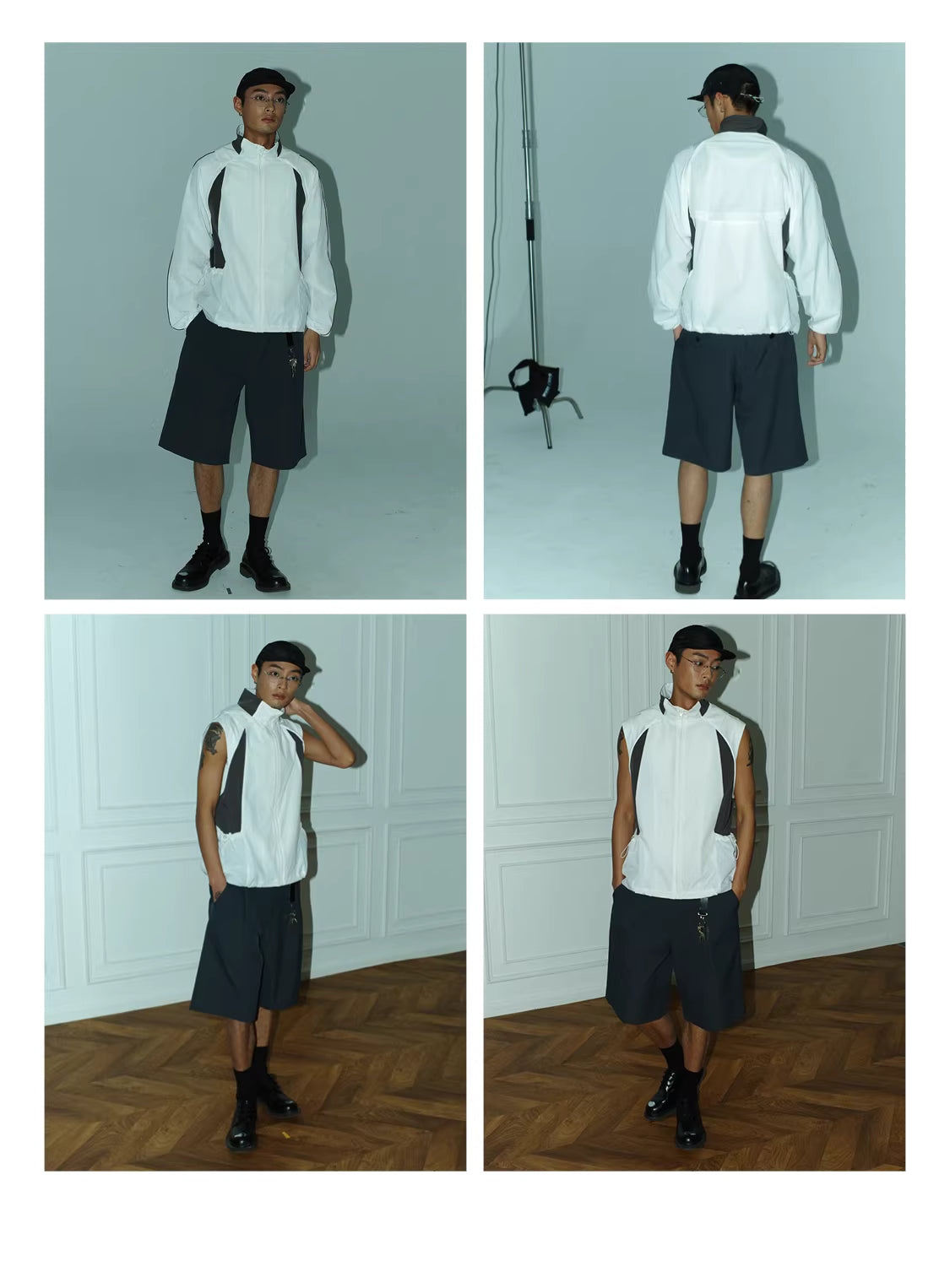 Interval Longline Pleated Suit Shorts