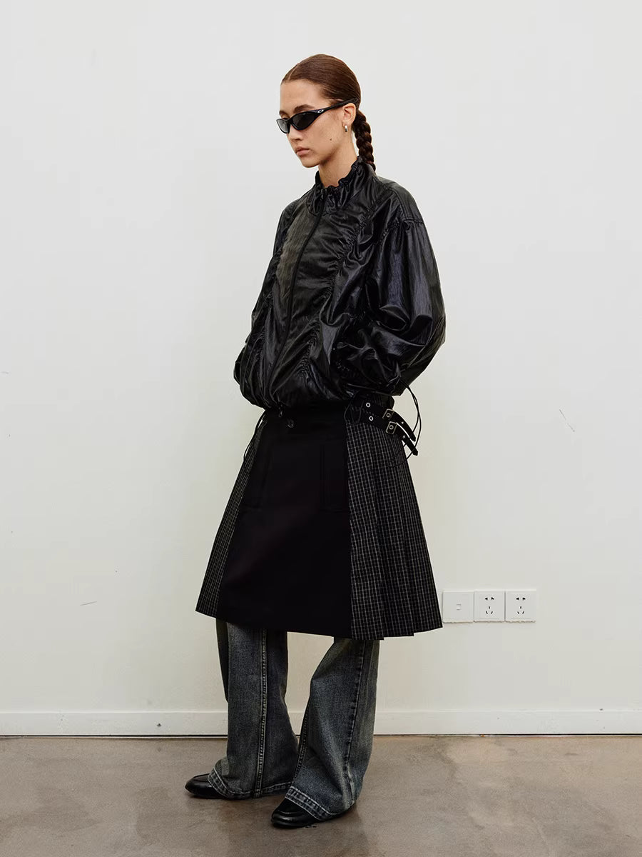 Kinetic Sheen Technical Shell Bomber Jacket