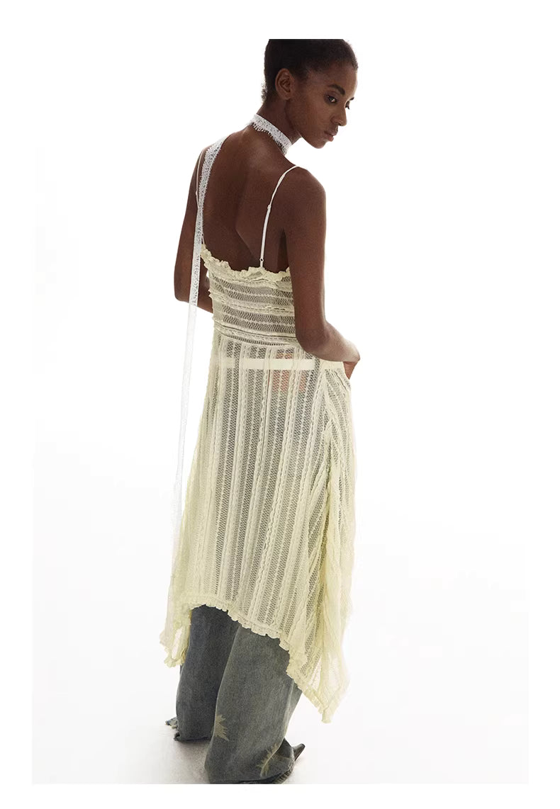 Kinetic Web Midi Dress