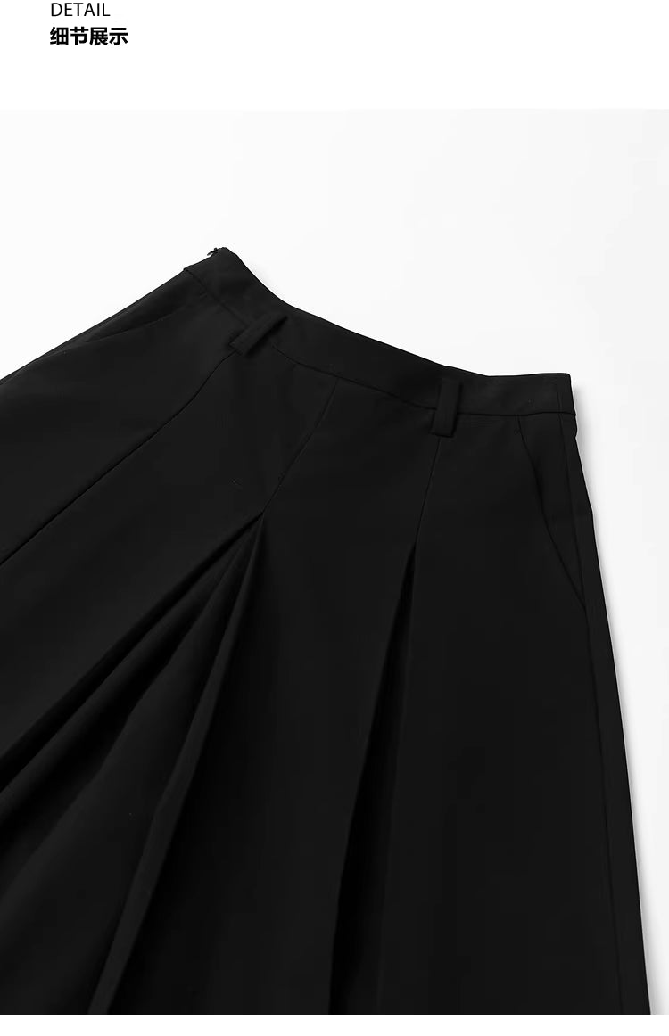 A-Line Pleated Culottes