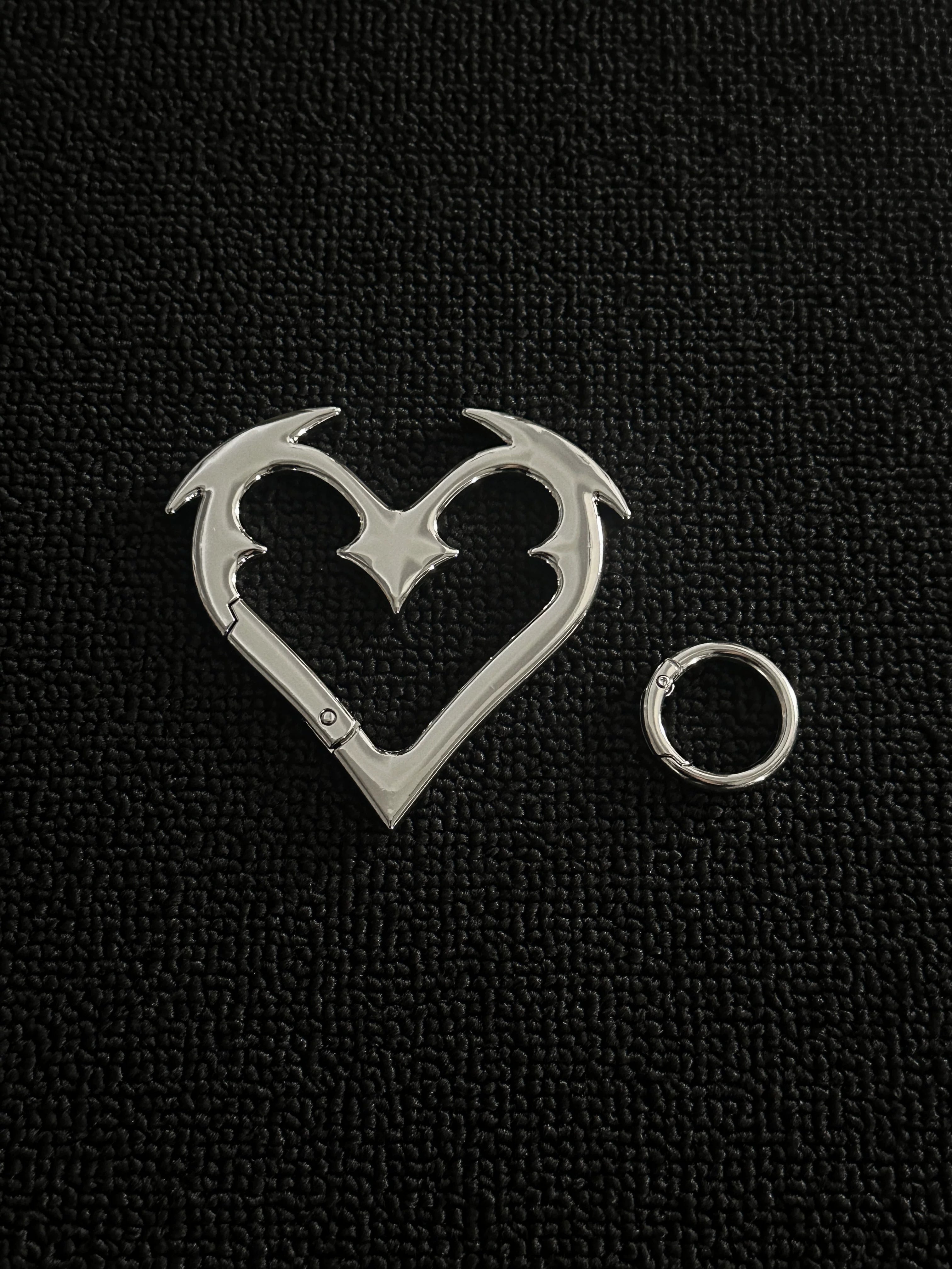 Heart Carabiner Key Clip