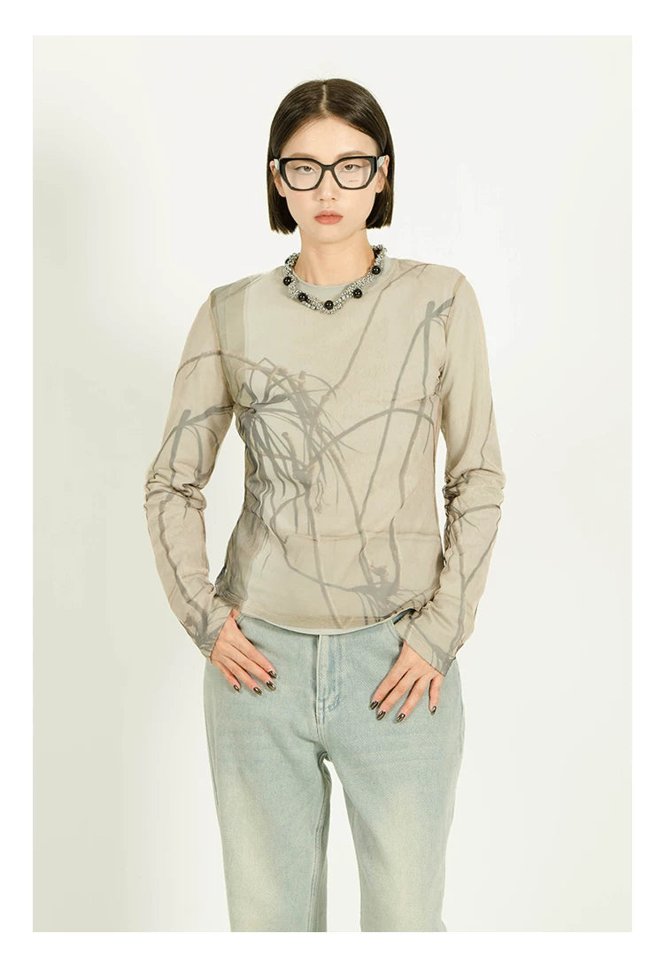 Afterimage Layered Mesh Top