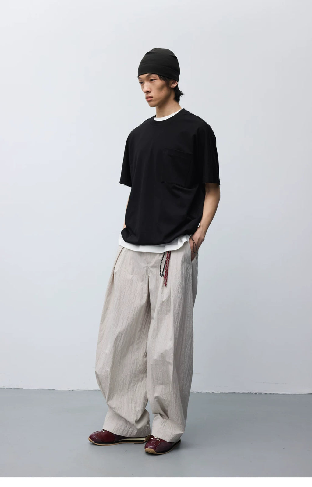 Triacetate Blend Pocket T-Shirt