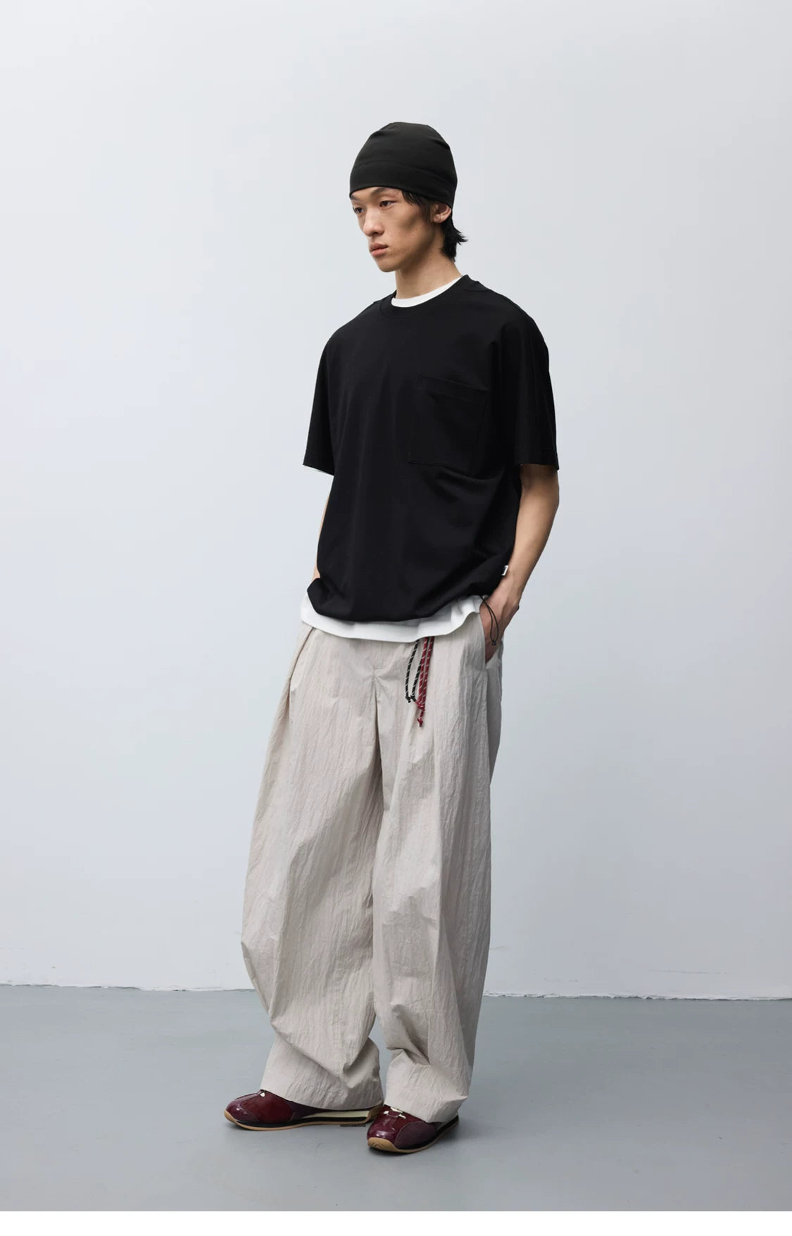 Triacetate Blend Pocket T-Shirt