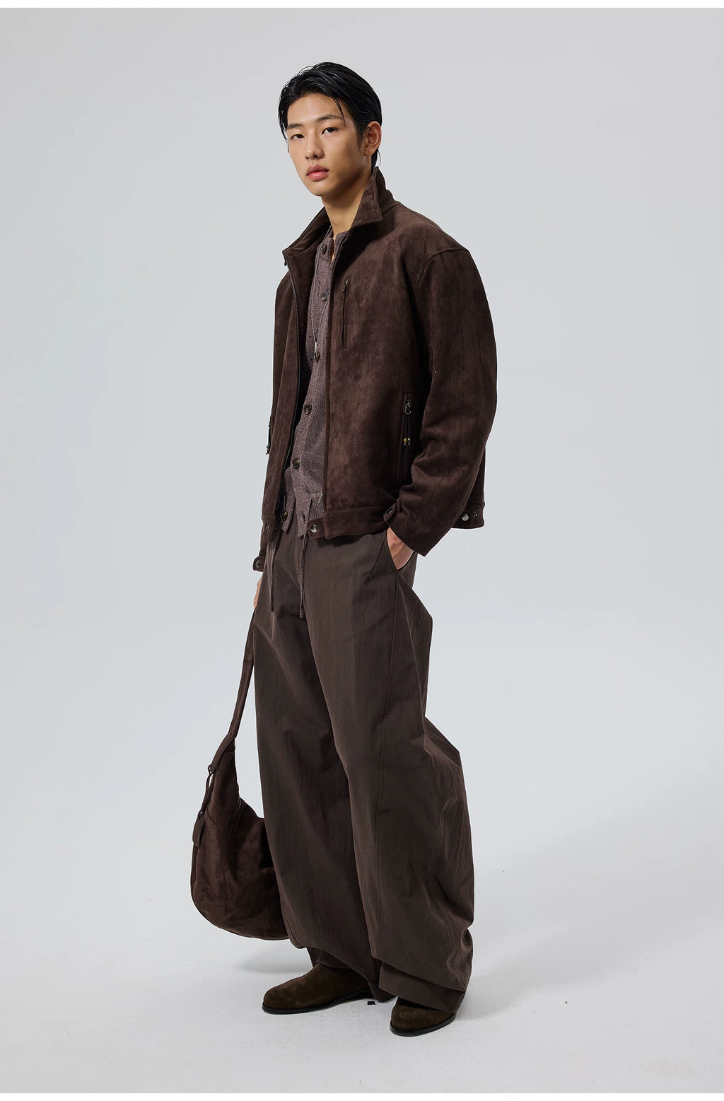 Burnished Point-Collar Jacket