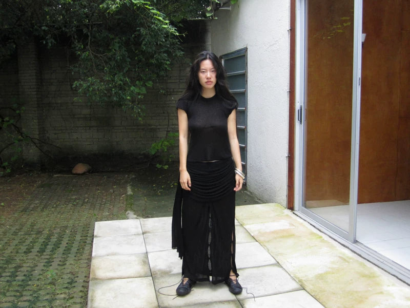 Aperture Wool-Blend Skirt