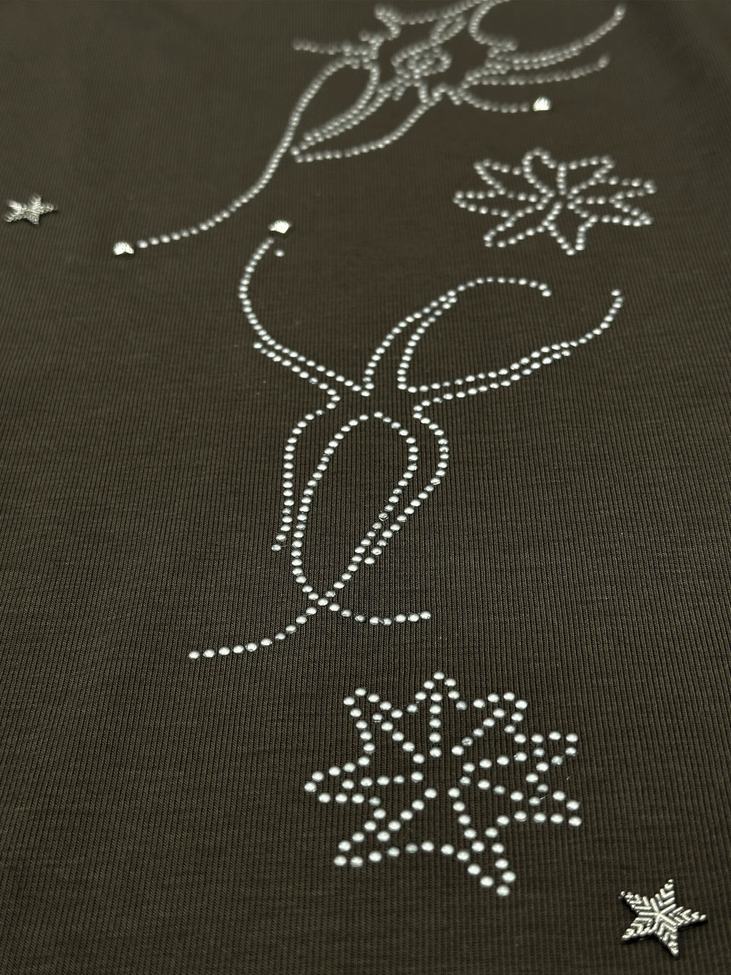 Celestial Rhinestone Shoulder-Knot Top