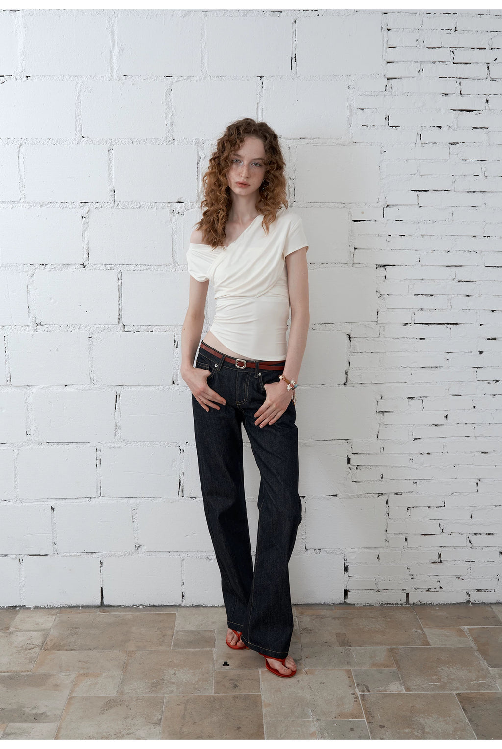 Cross-Drape Top