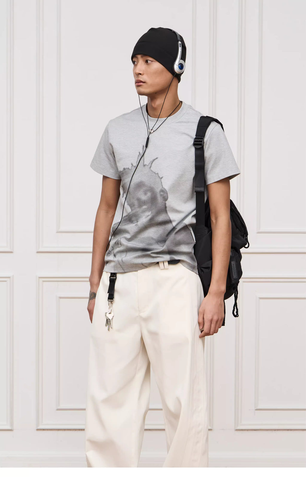 Hankou Subcarrier Negative Film Portrait Print T-shirt