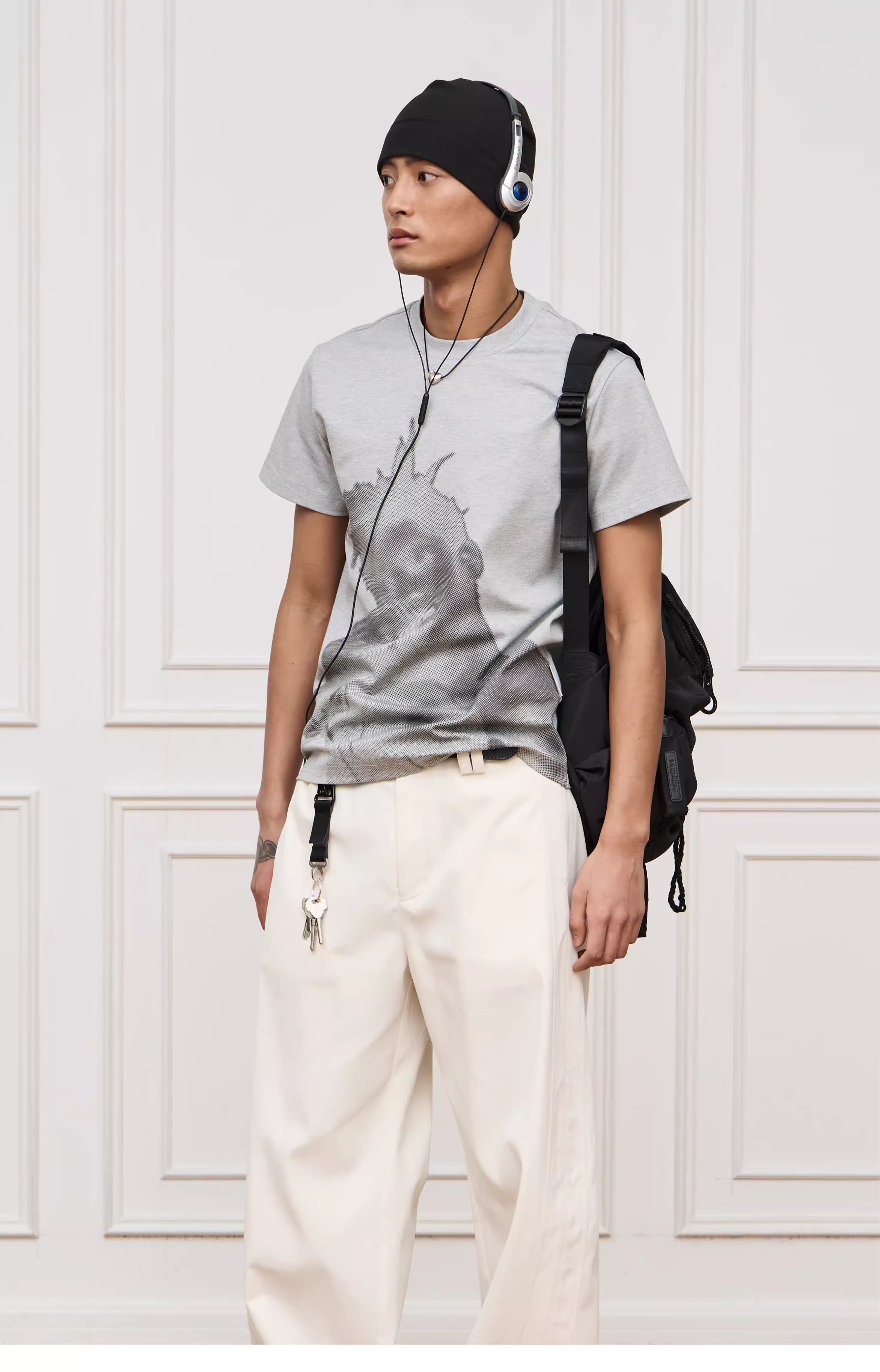 Hankou Subcarrier Negative Film Portrait Print T-shirt