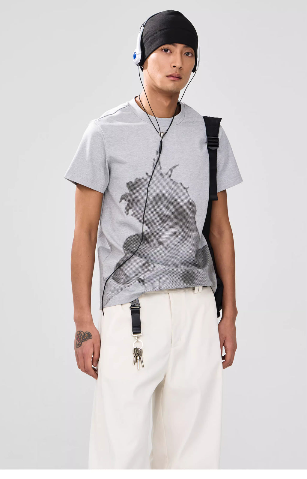 Hankou Subcarrier Negative Film Portrait Print T-shirt