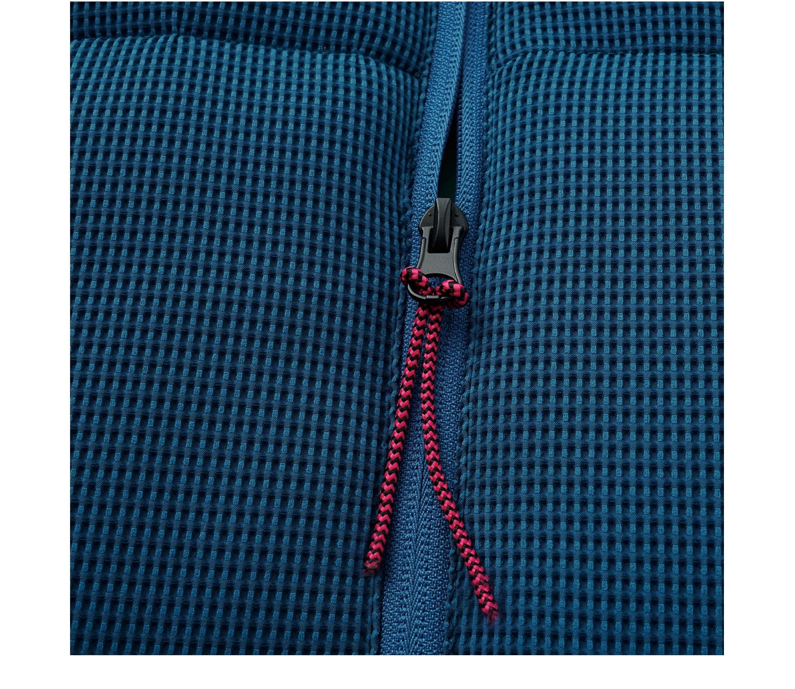 Scatter Stitch Waffle Vest in Prussian Blue