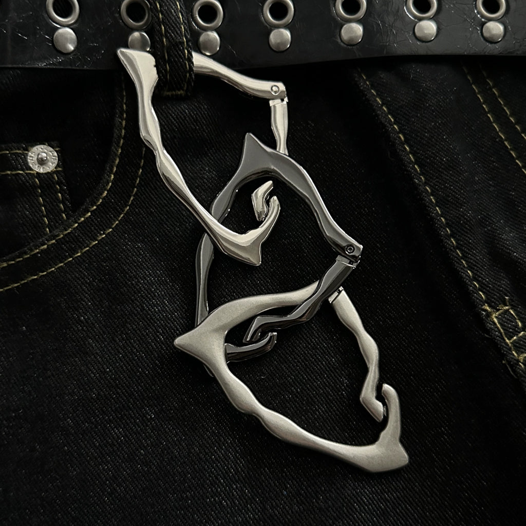 Sculptural Carabiner Key Clip