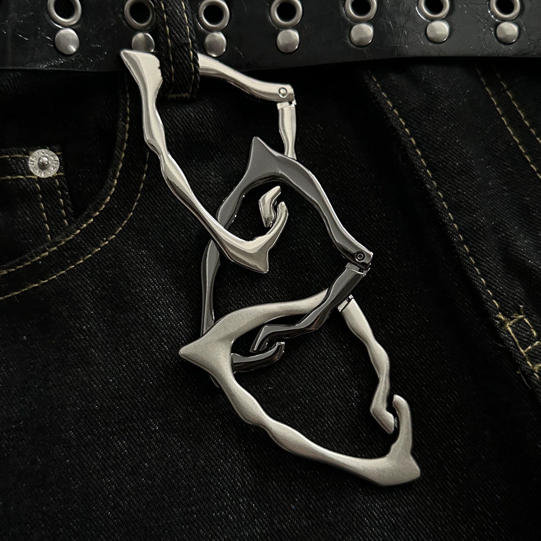 Sculptural Carabiner Key Clip