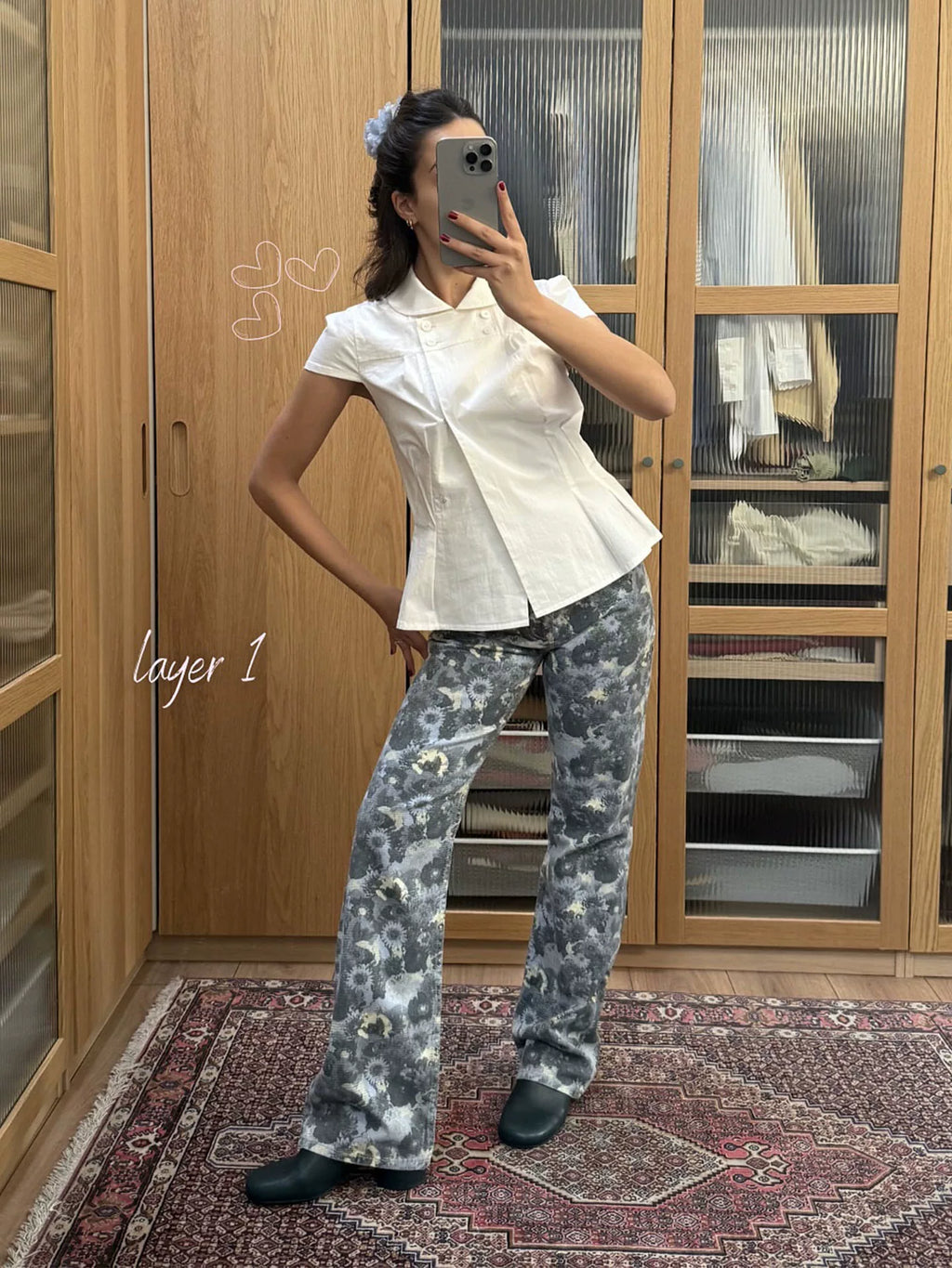 Missy Tailored Cap Sleeve Blouse