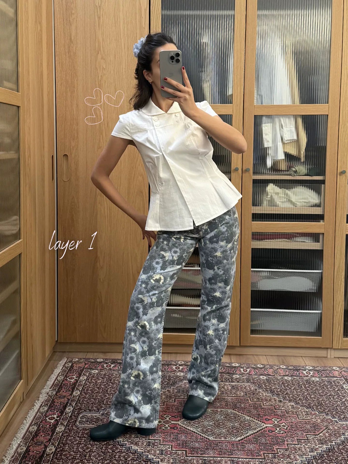 Missy Tailored Cap Sleeve Blouse