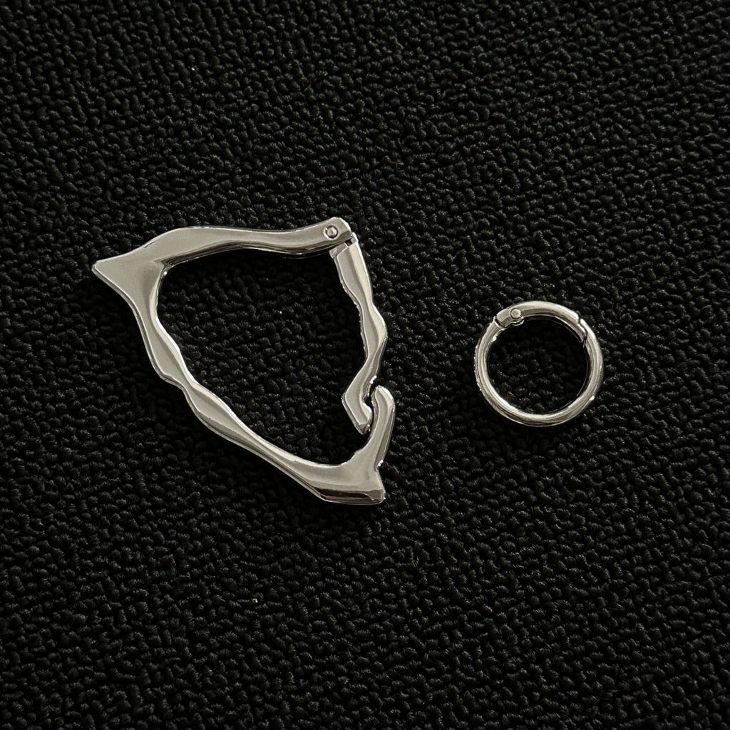 Sculptural Carabiner Key Clip