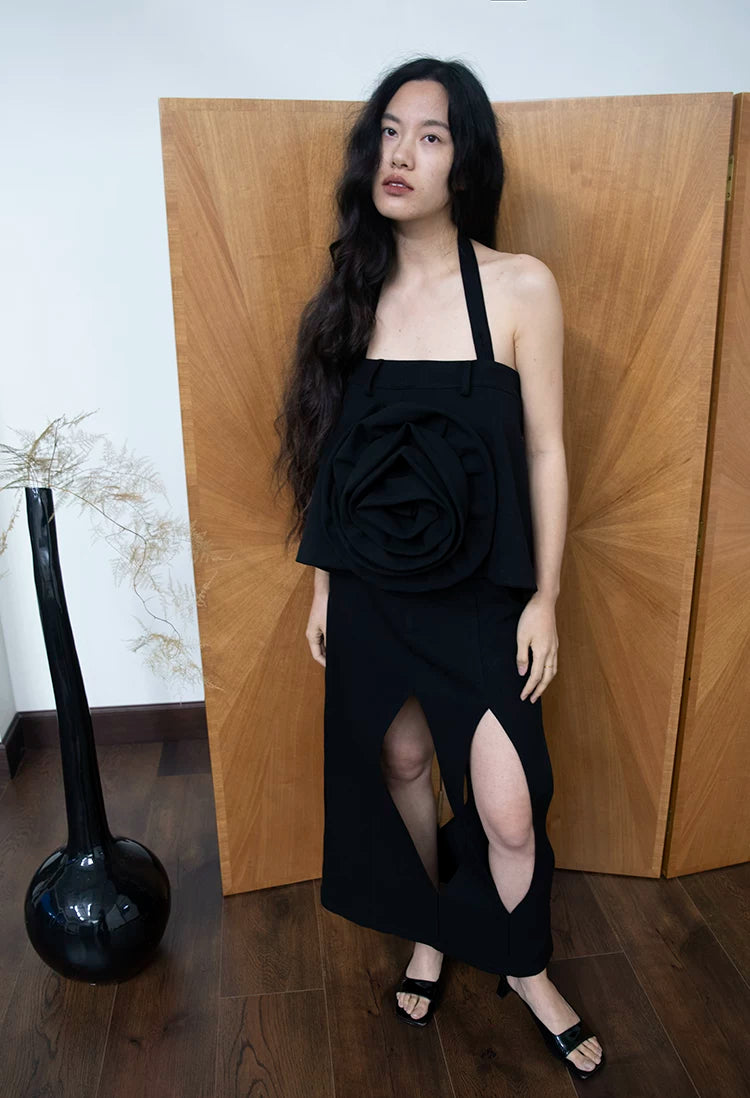 Rosette Void Dress
