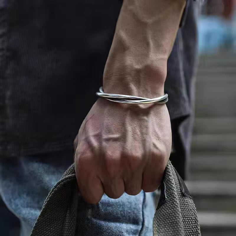 Intertwined Cuff Bracelet