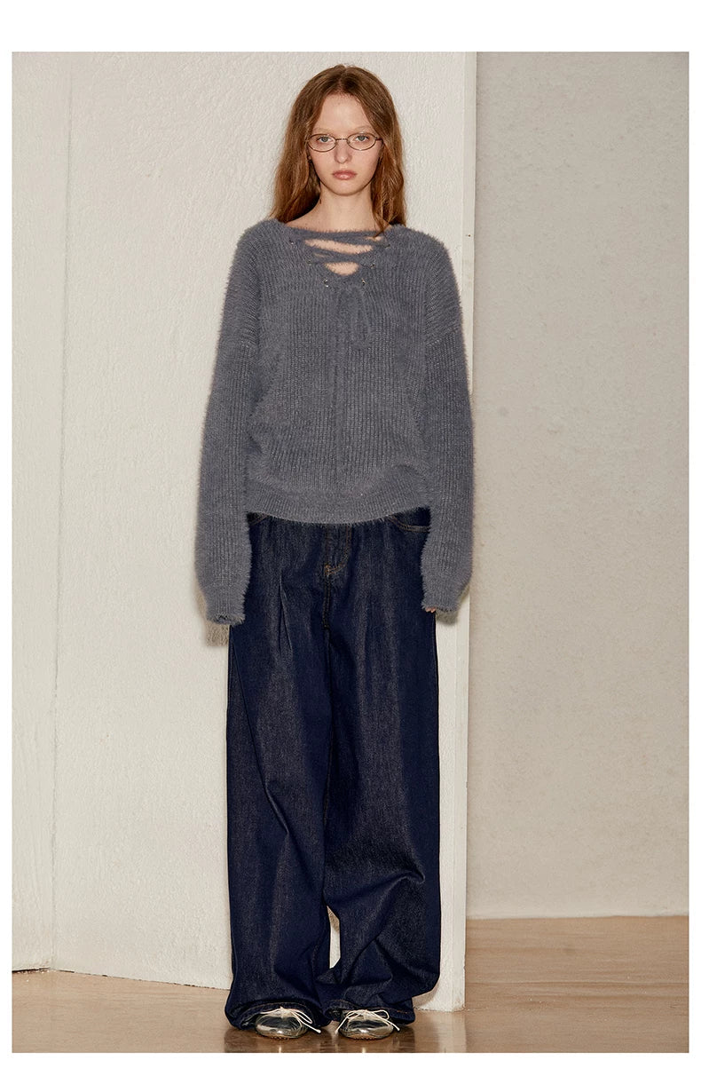 Wide Leg Structural Jeans