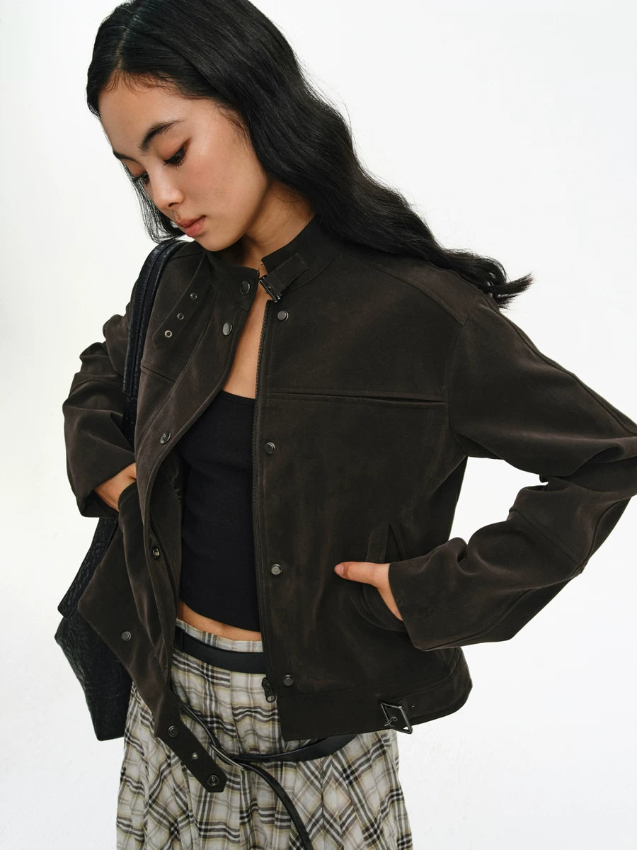 Strapline Cropped Jacket